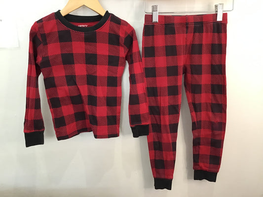 Pyjamas red checkered 5y