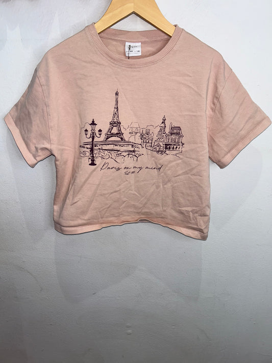 Paris short sleeve pullover 8-9y