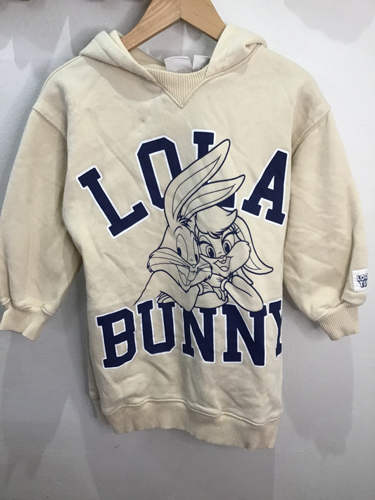 Lola Bunny hoodie tunic 6y