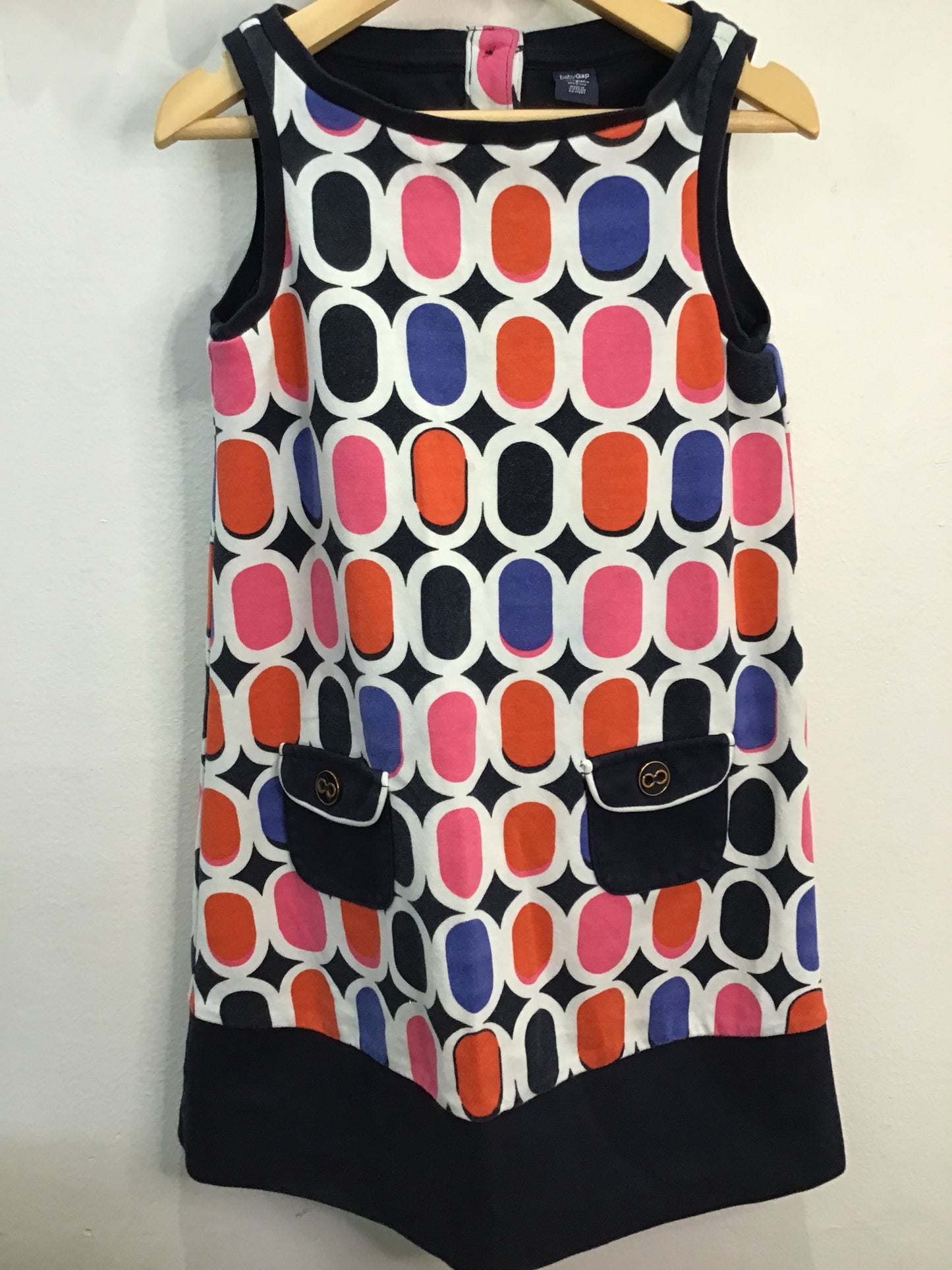 Circles mod dress 5y
