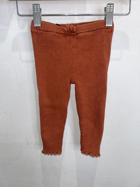 Brown ribbed sweater pants 12m