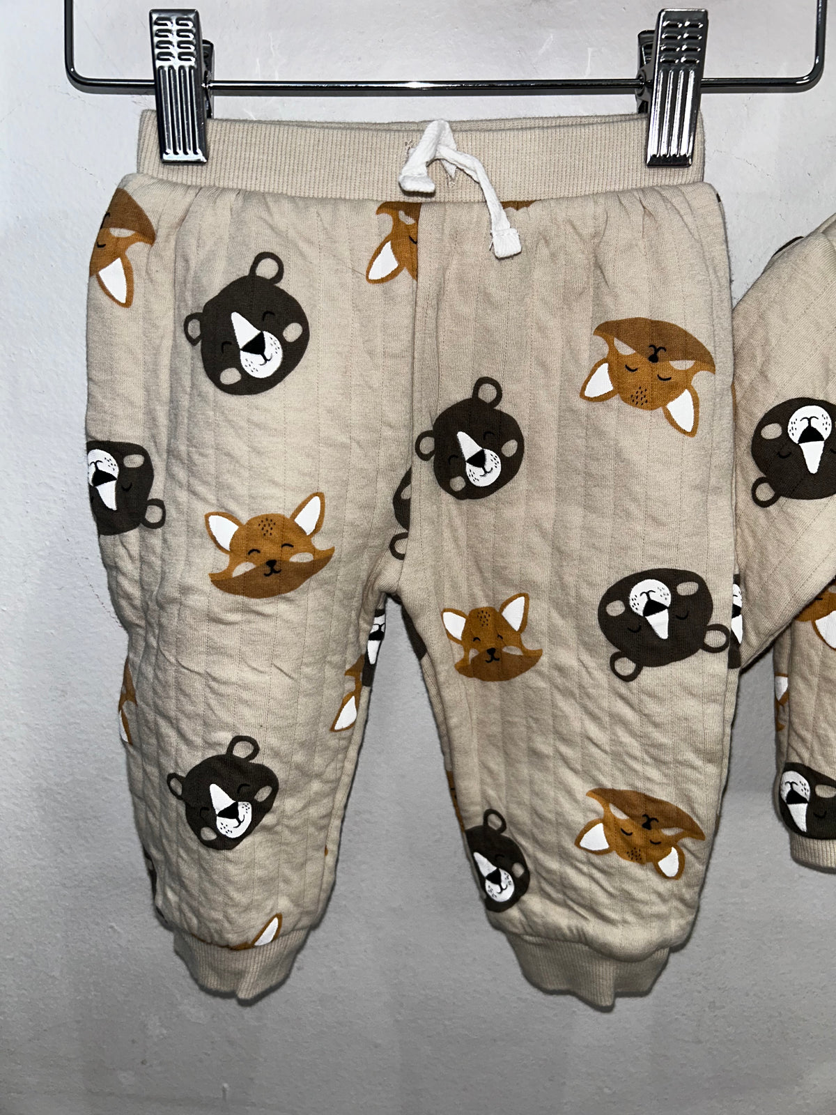 Bear and fox jogger set 9-12m