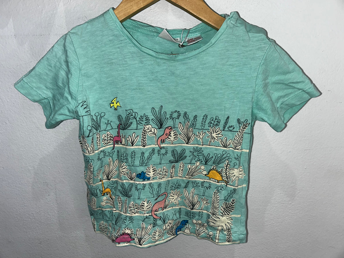 Mint dinos tee 18-24m