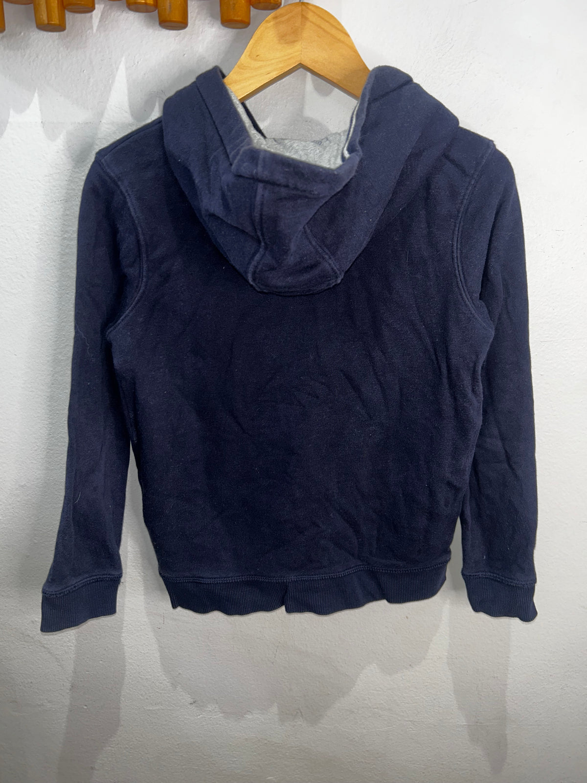 Navy kangaroo hoodie 6-7y