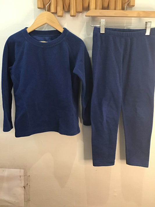 MEC blue fleece set 4y