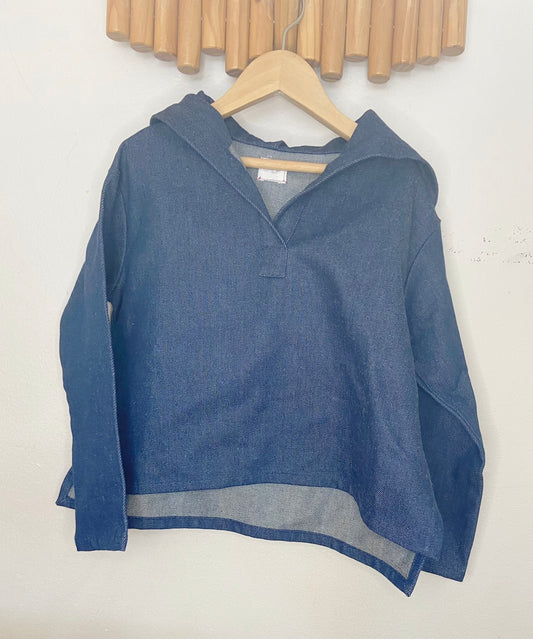 Bobo Tokyo denim pullover 6y NEW