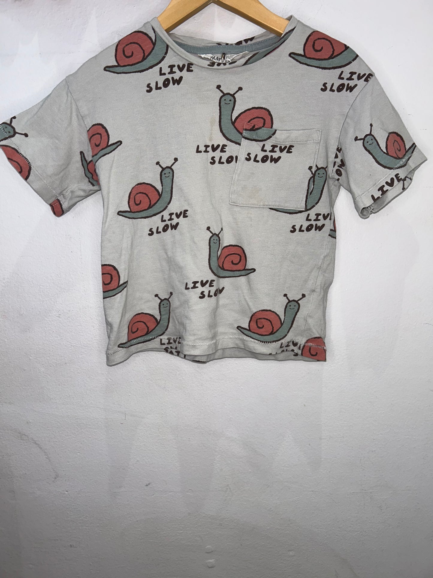 Live slow tee 4-6y