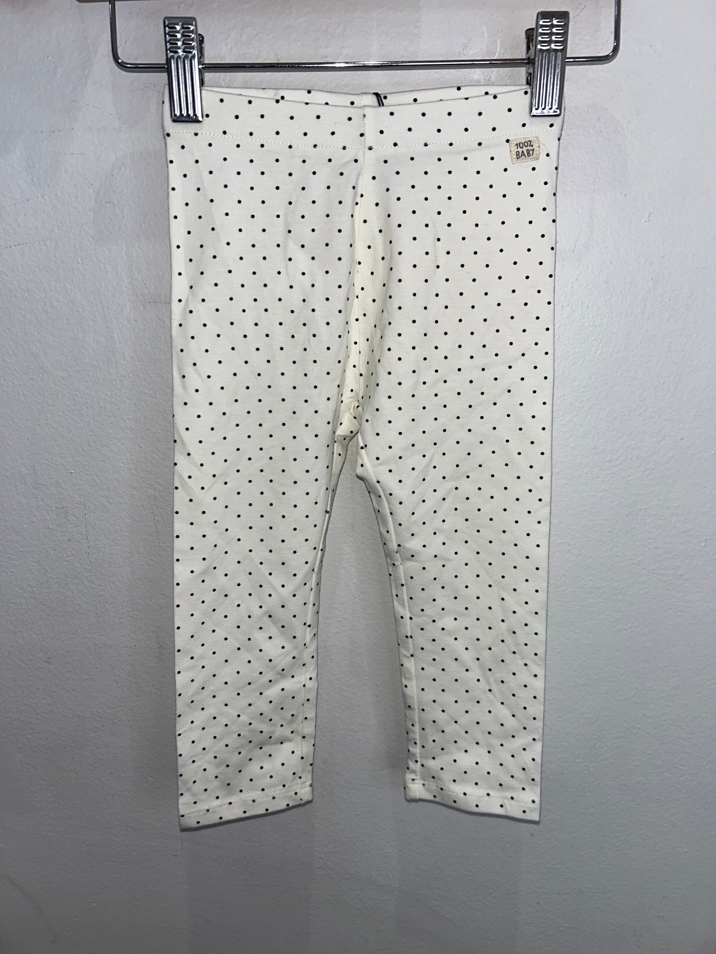 Polka dots leggings 18-24m NEW