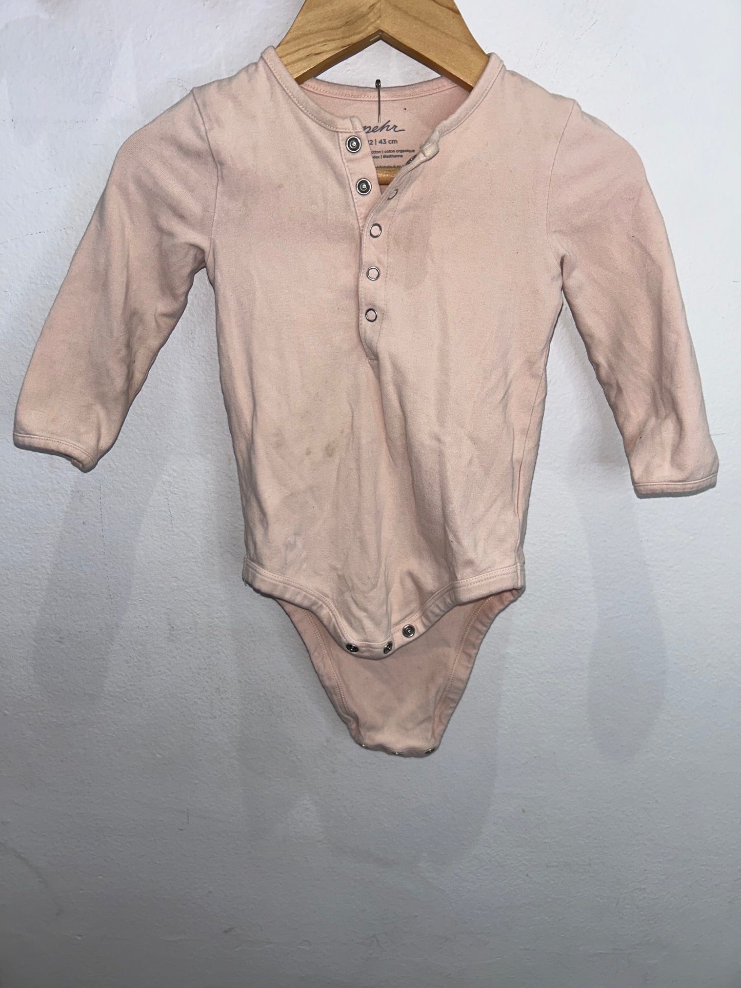 Pehr pink onesie 6-12m