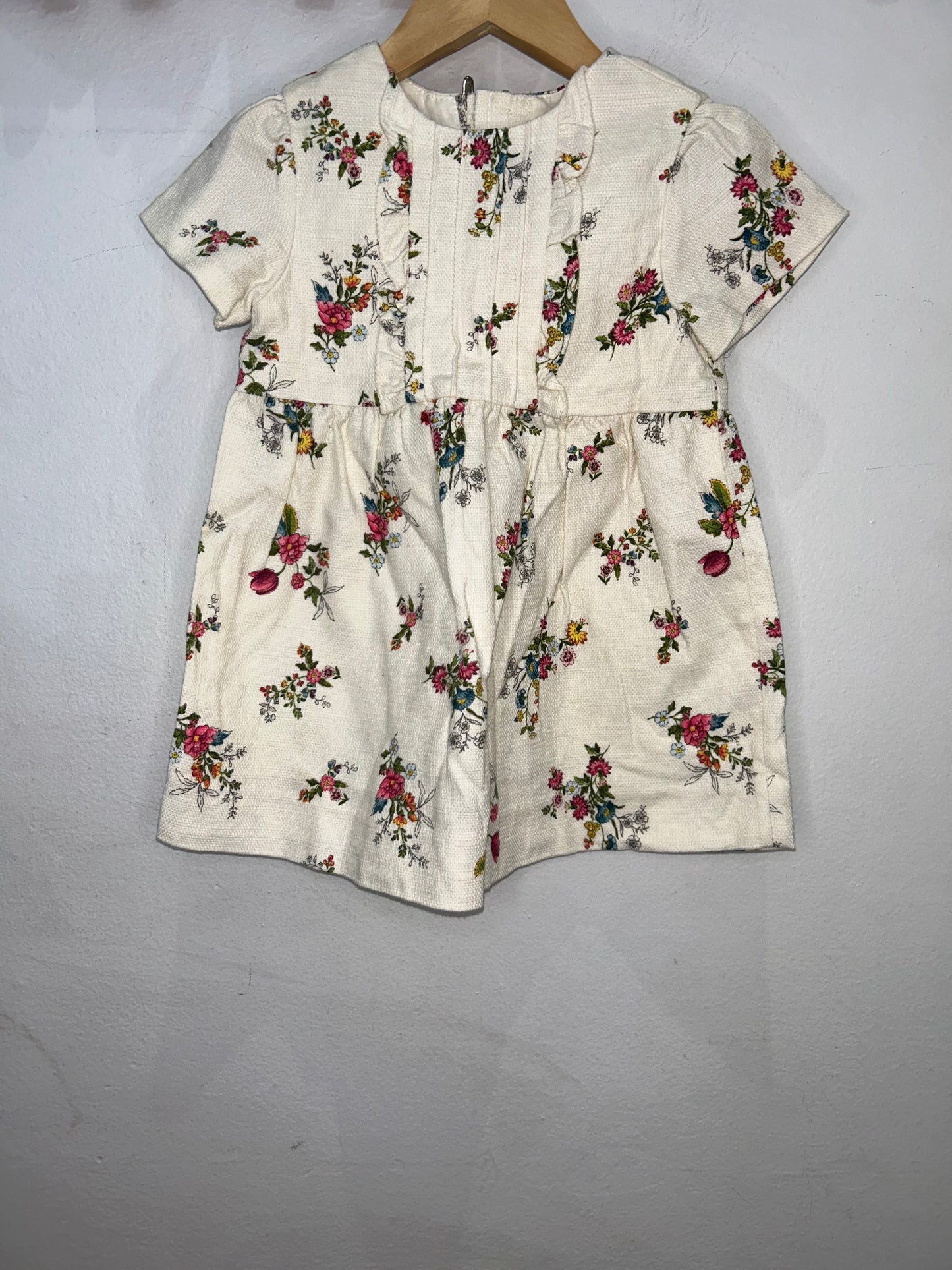 Bouquet texture dress 18-24m