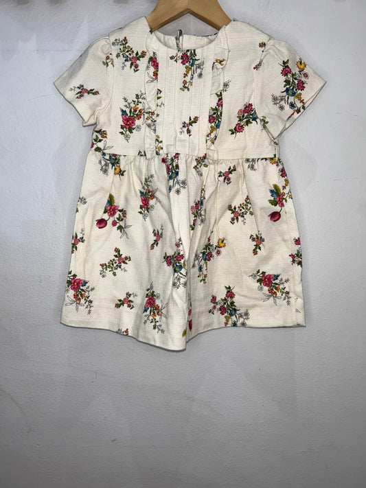 Bouquet texture dress 18-24m