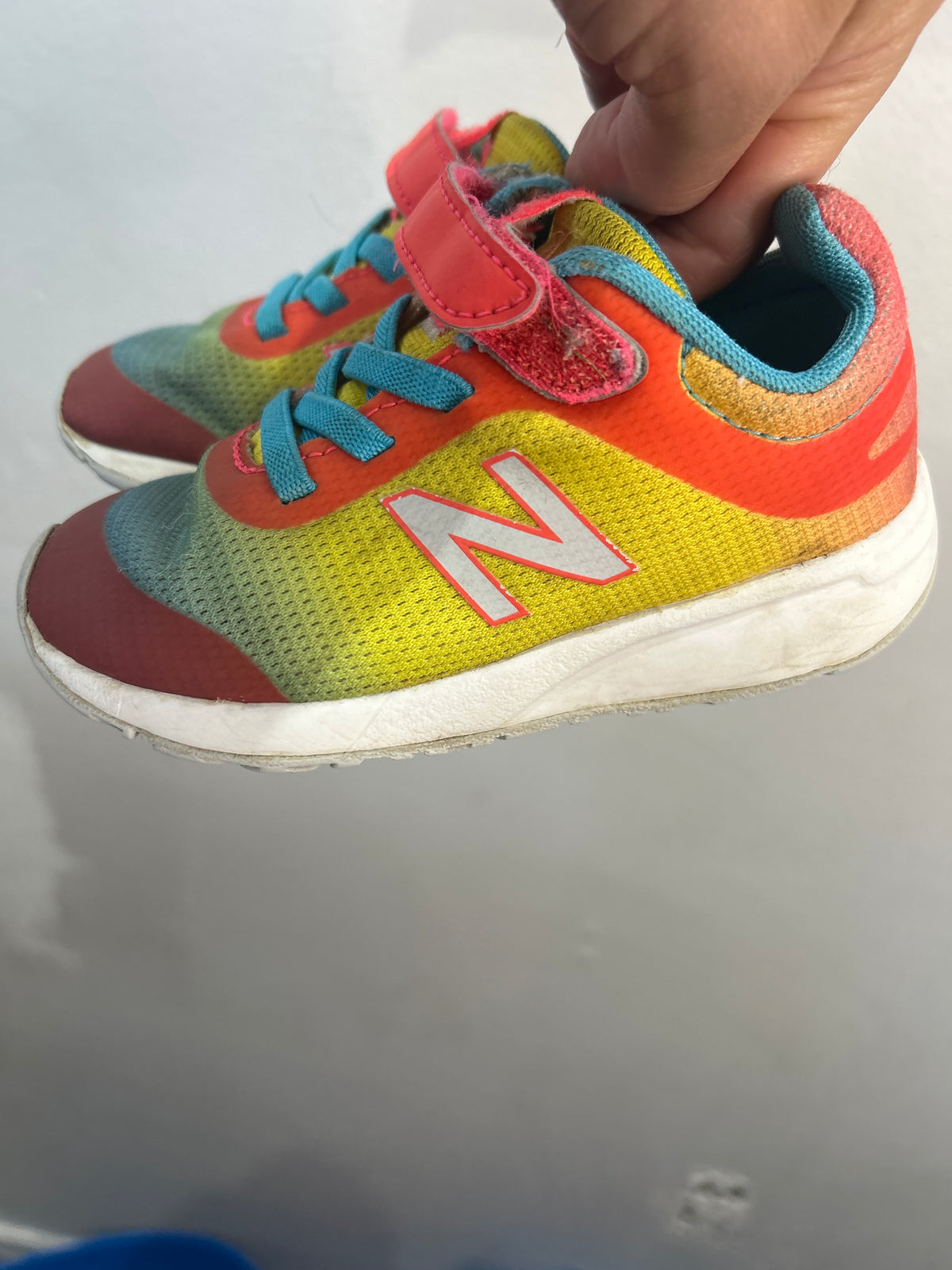 C8 Orange and yellow sneakers