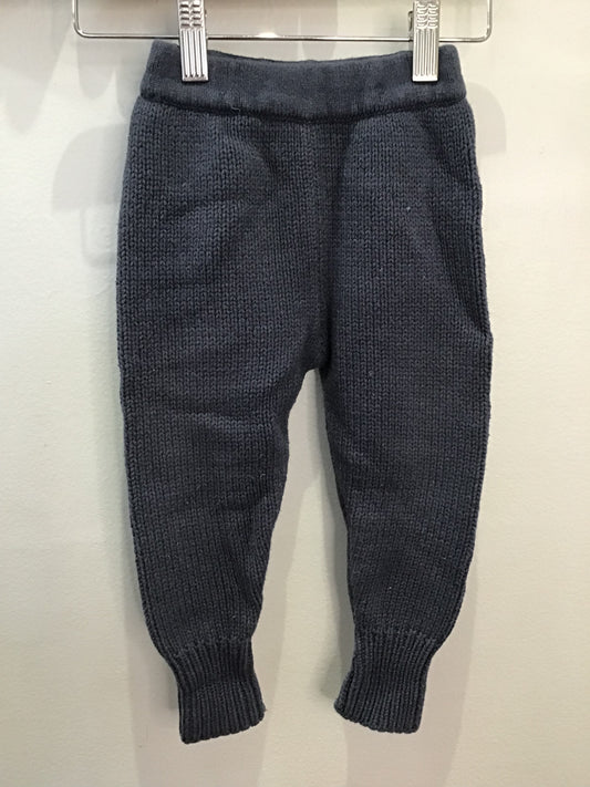 Pants blue knit sweater 12-18m