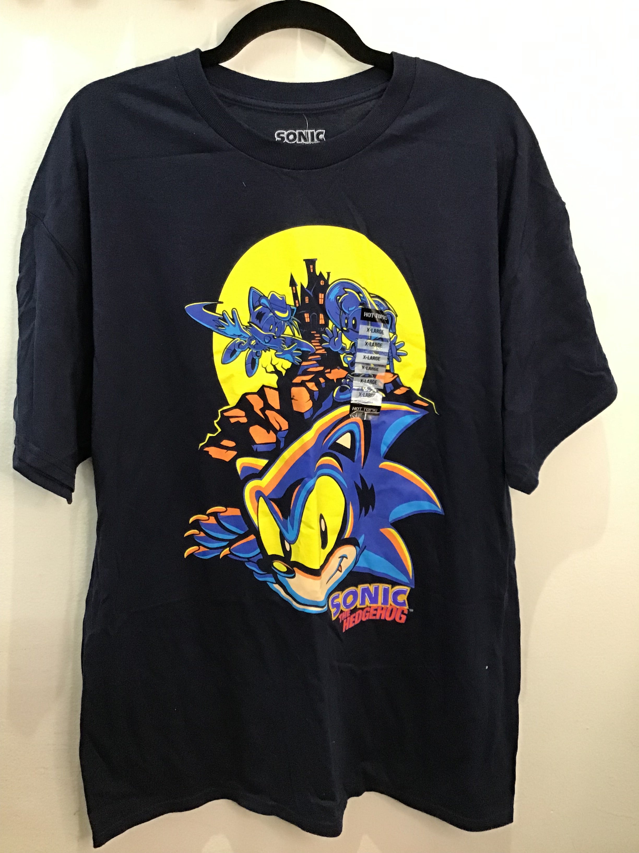 激レア！ビンテージSonic the hedgehog Tシャツ 送料無料 M 90s ソニック SONIC Tシャツ SEGA VINTAGE USA製