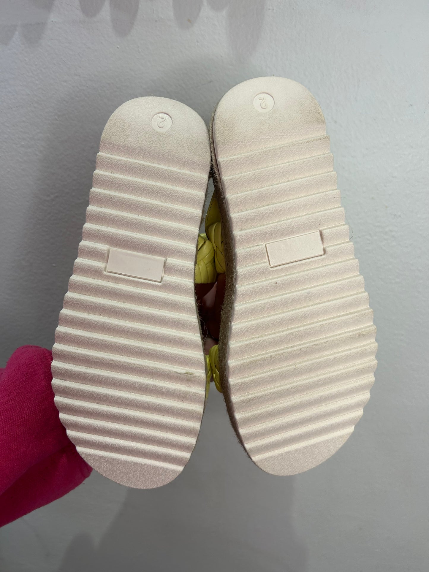 Y2 yellow sandals