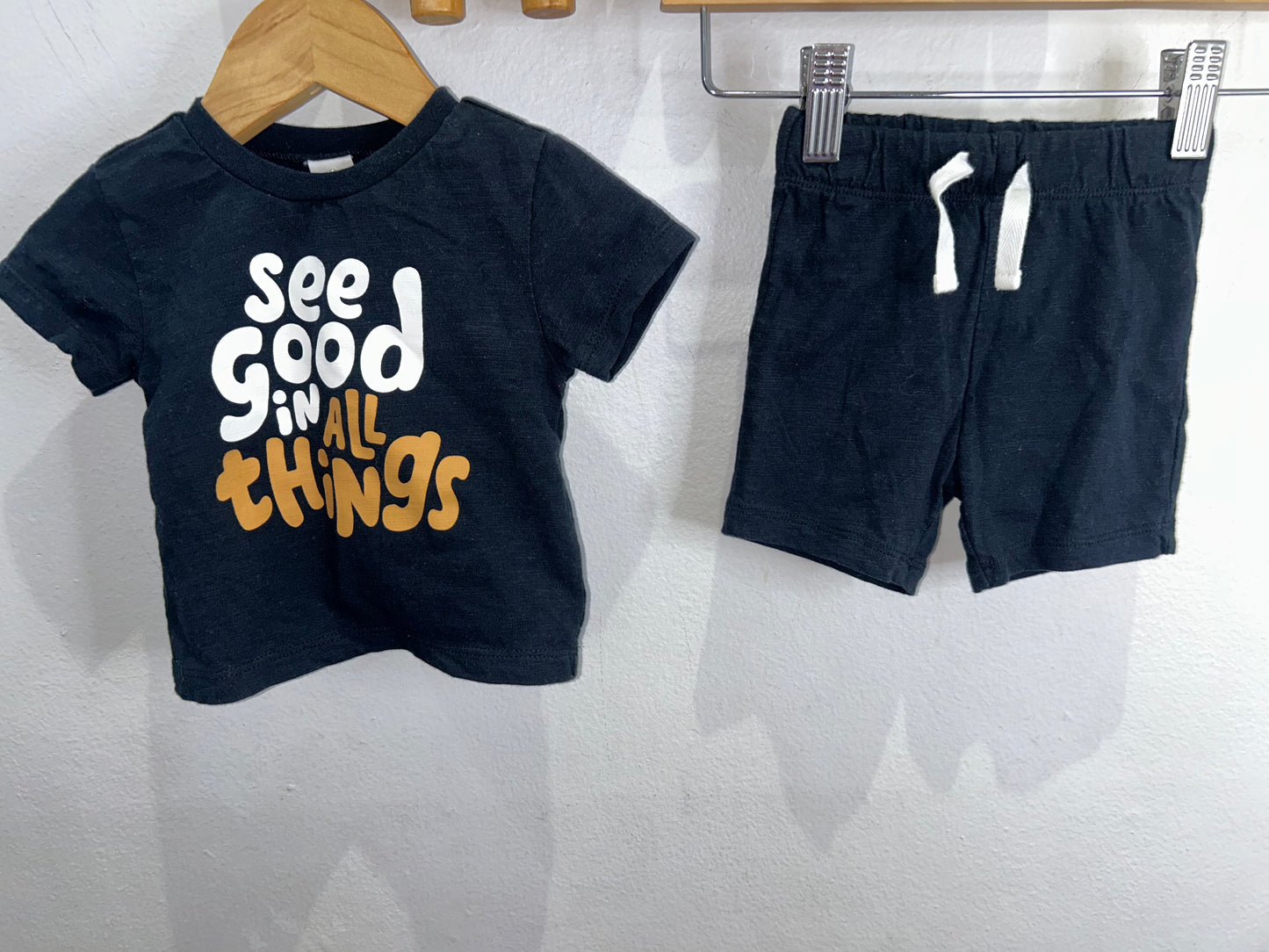 See good in all things shorty set 3m