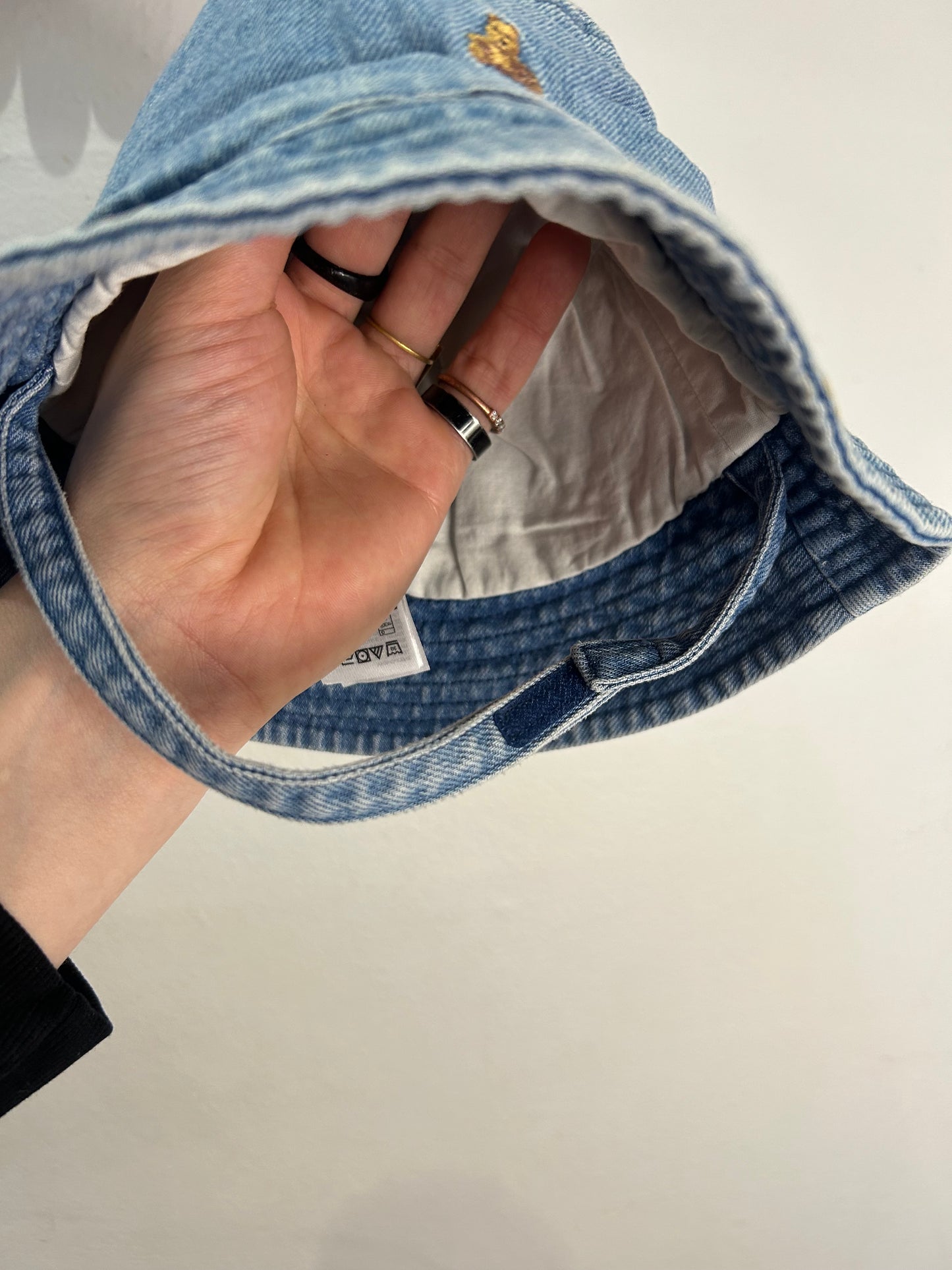 Denim bucket hat 12-18m