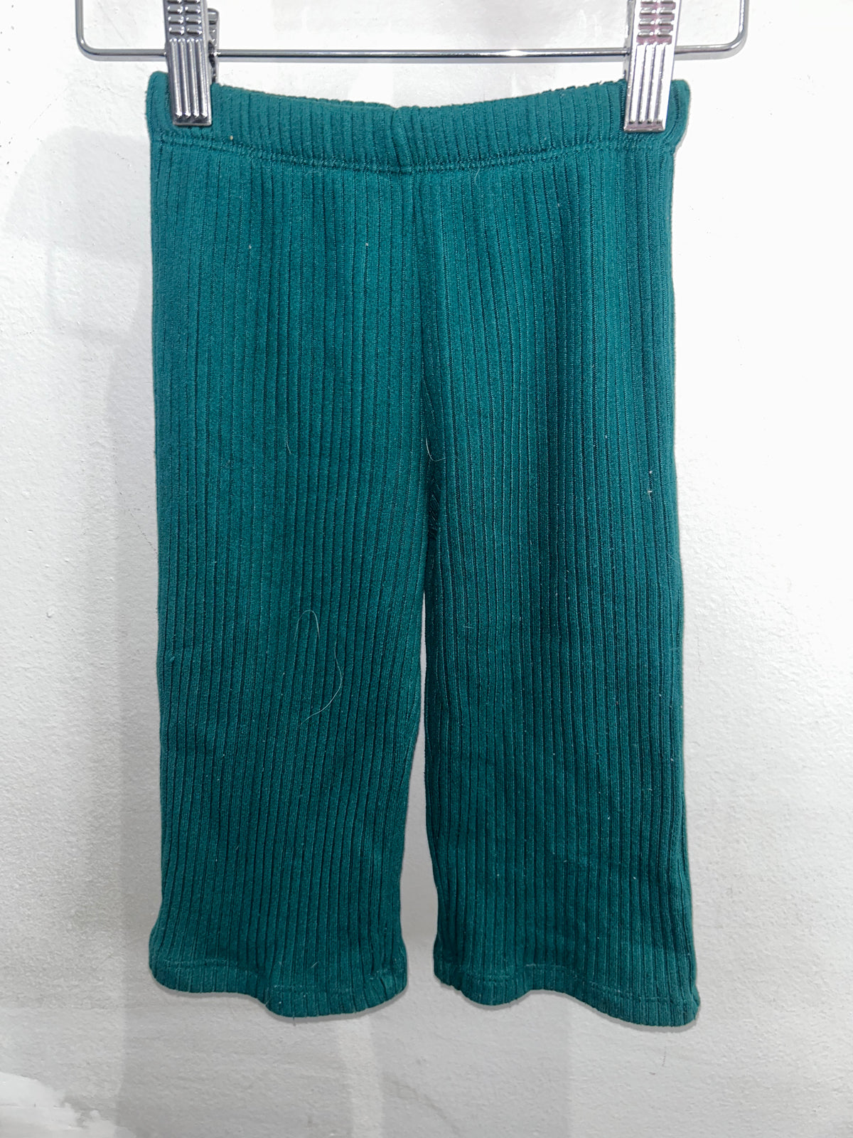 Green ribbed set 12-18m