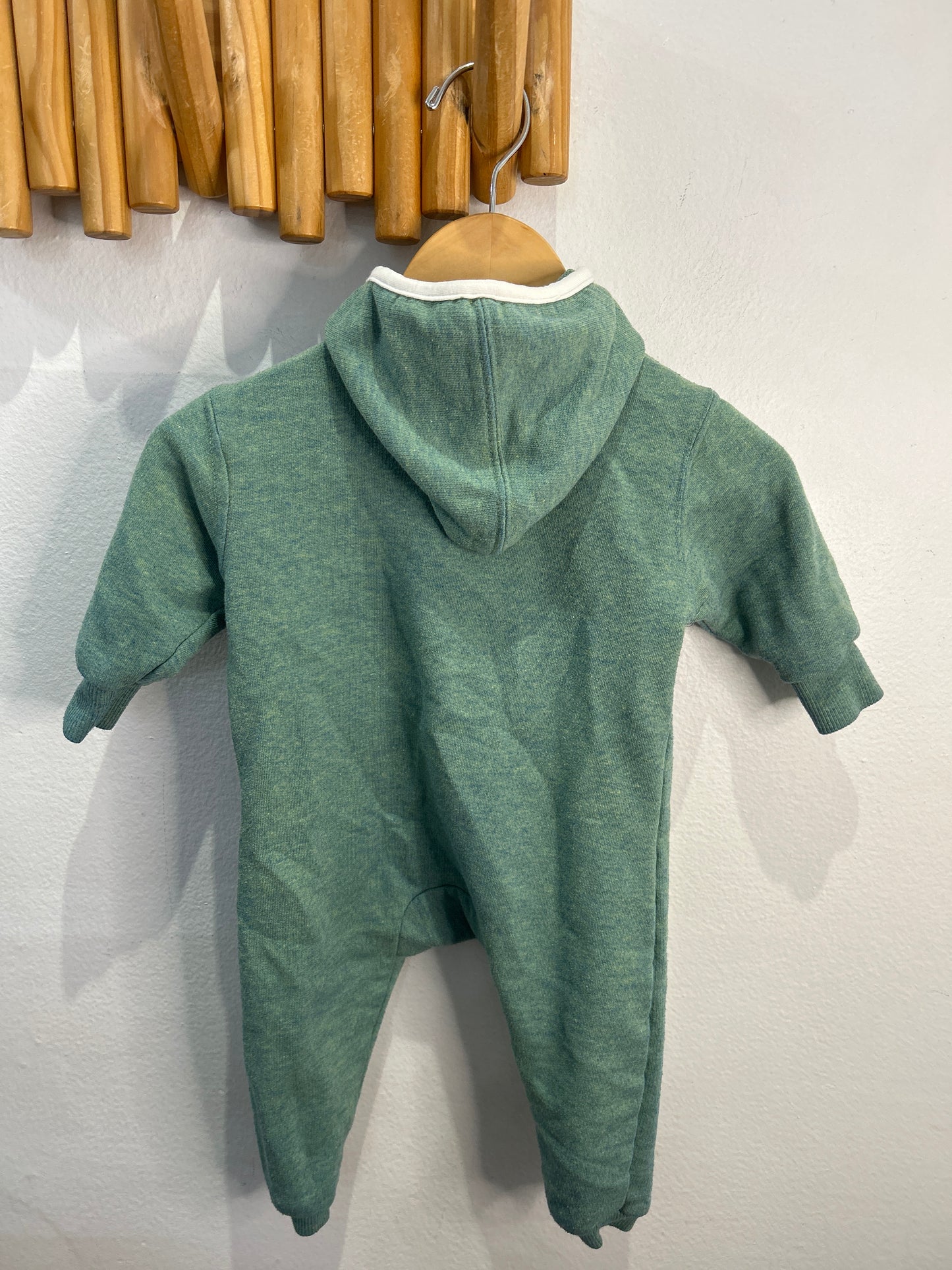 Polar Piece green romper 0-6m