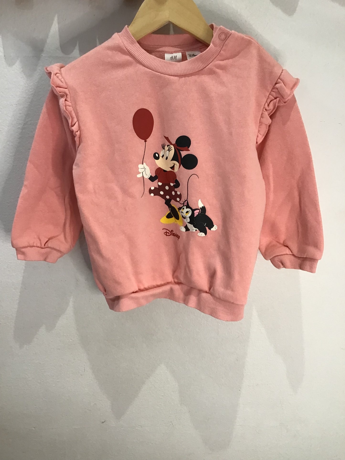 Minnie and cat sweater 18-24m