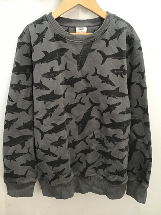 Grey sharks pullover 8-9y