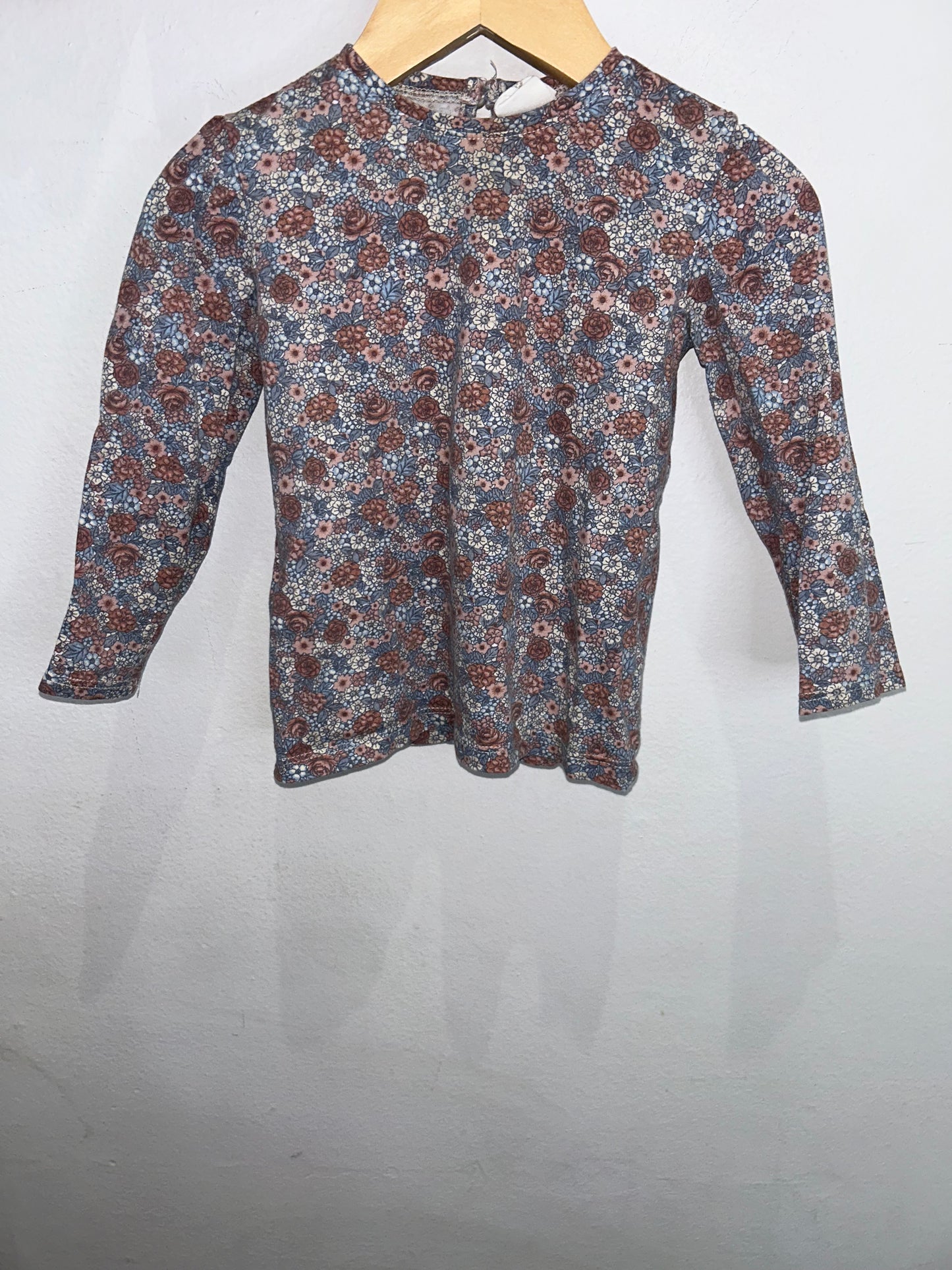 Fully flowered longsleeve 12-18m