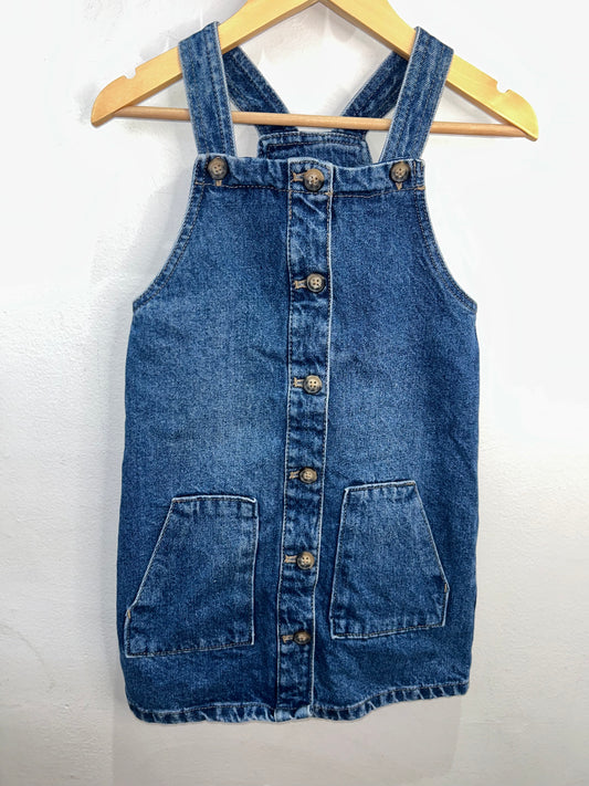 Blue denim dress -6-7y