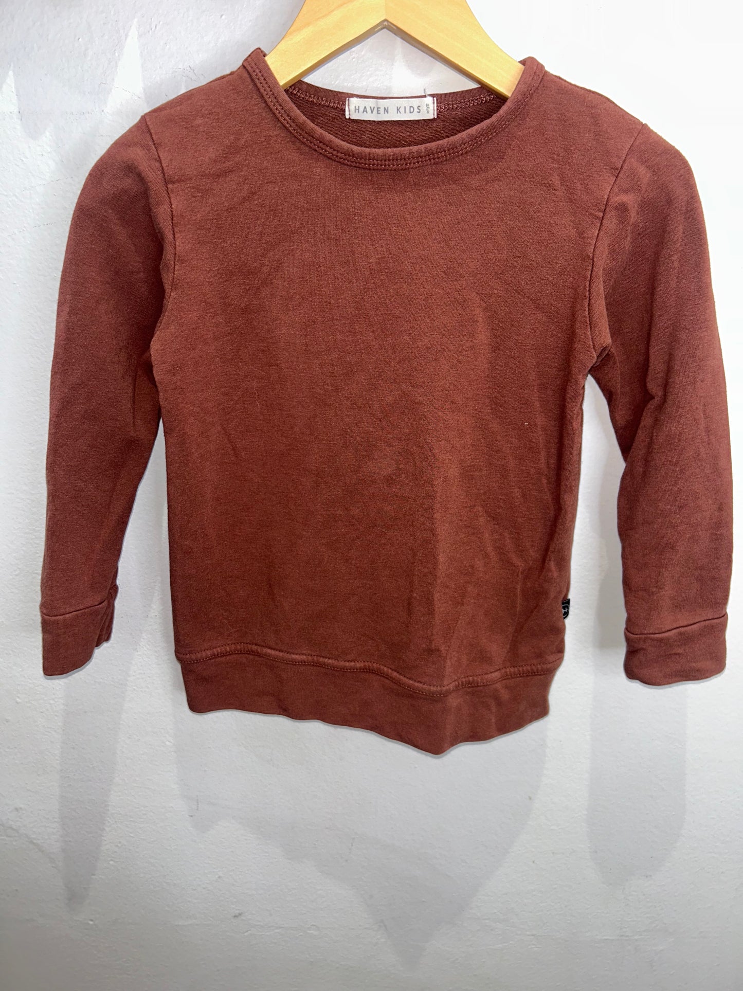Haven Kids brown pullover 2-3y