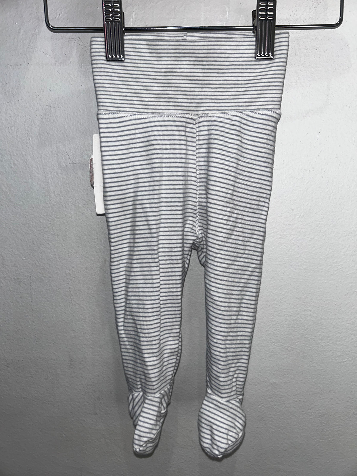 Striped sock pants 2-4m