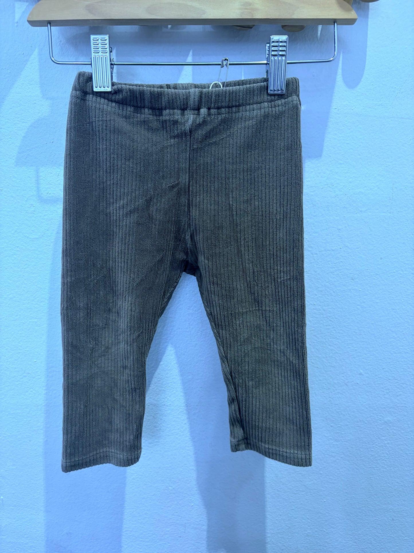 Brown corduroy leggings 18m