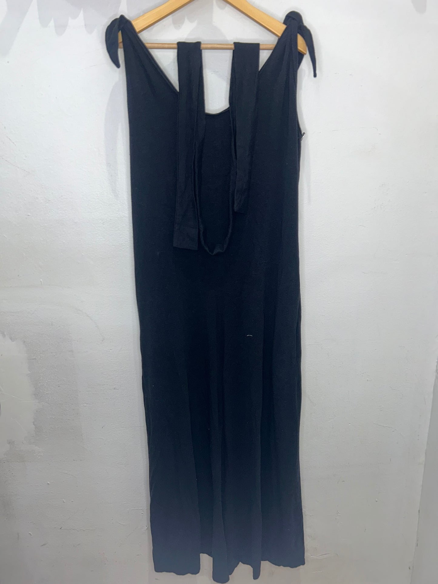 Adult Romper  w Ties Black XS