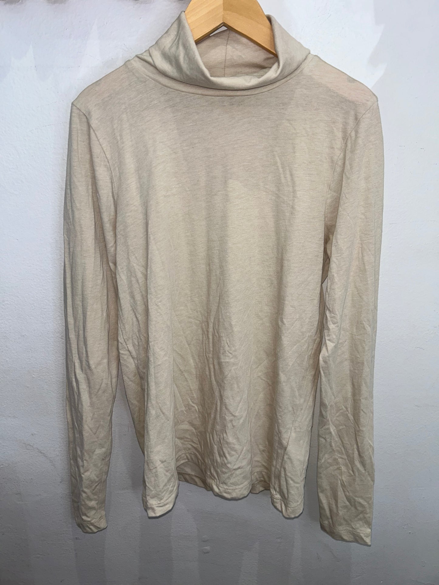 J Crew cream tissue turtleneck - adult XS