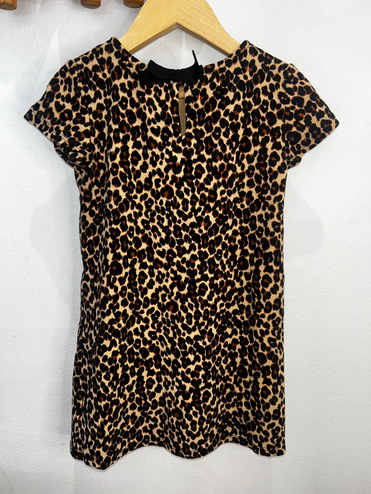 Leopard thick dress 4y