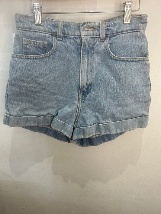 Classic high cut jean shorts- size 0