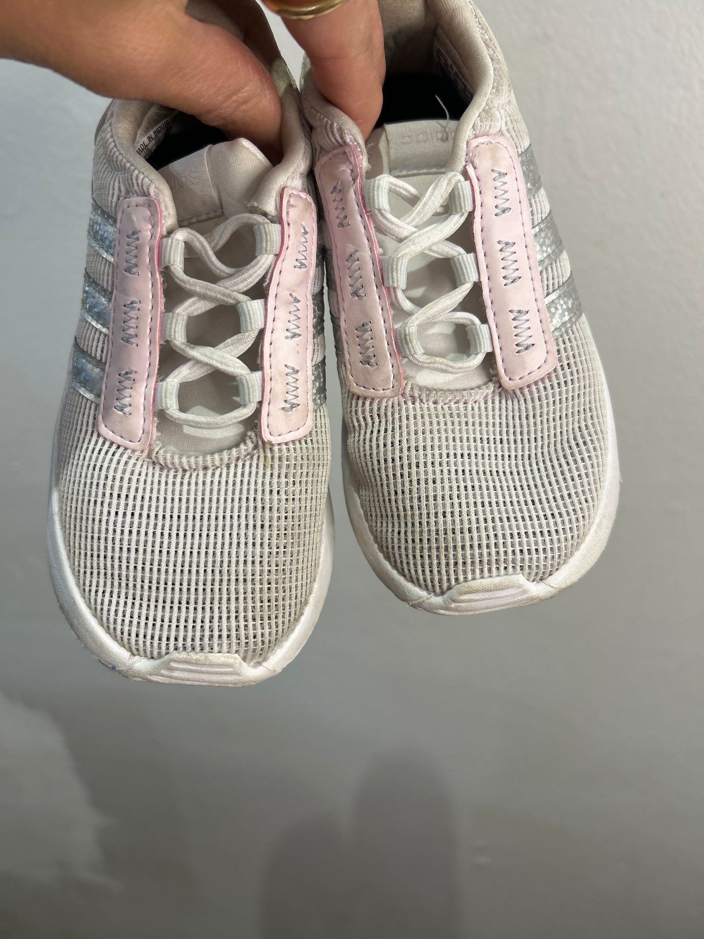 C8 sparkly detail Adidas shoes