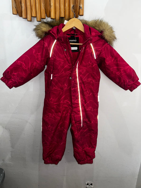 Reima pink snowsuit 18-24m*