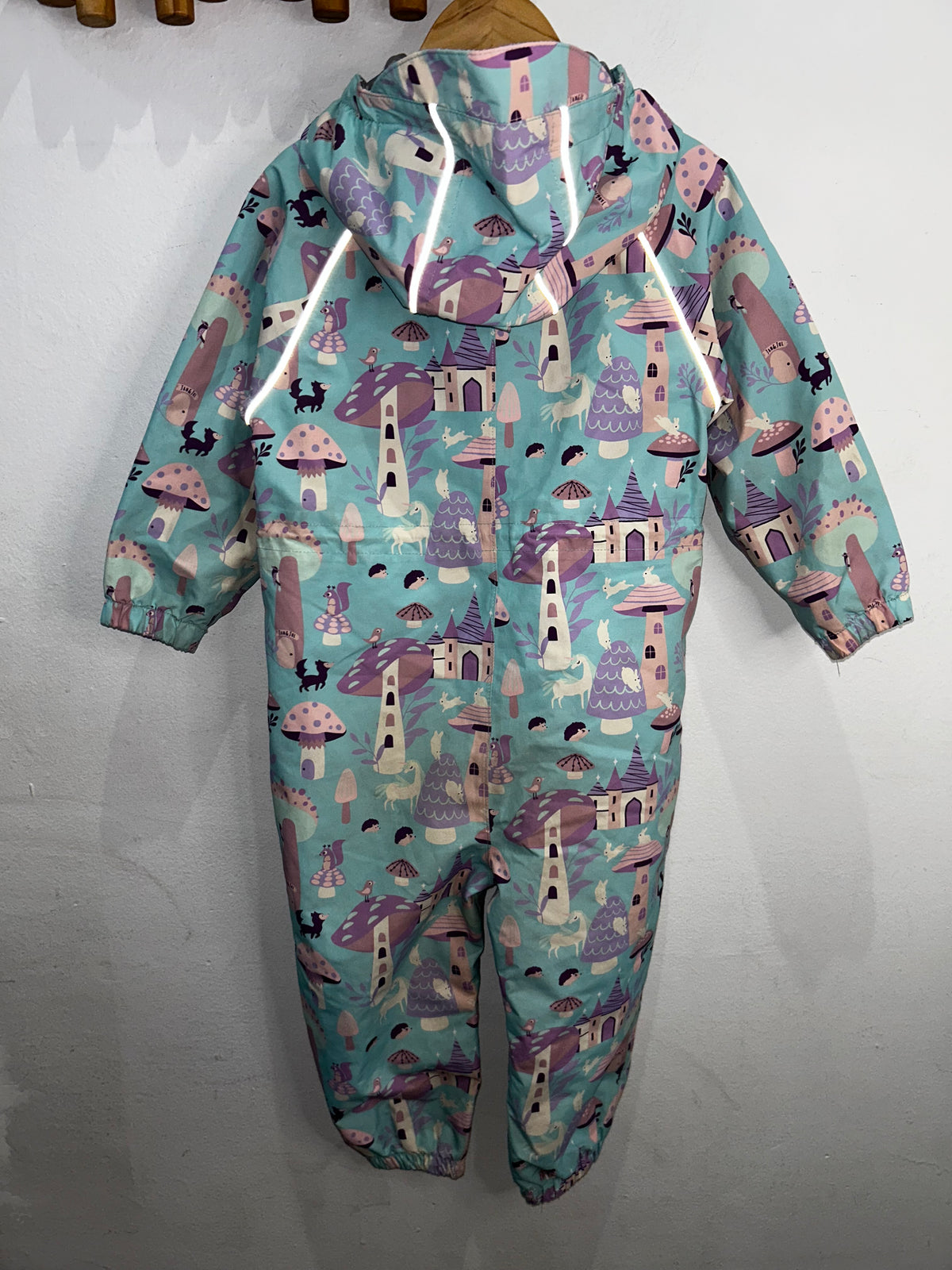 Jan & Jul fairytale rainsuit 2y