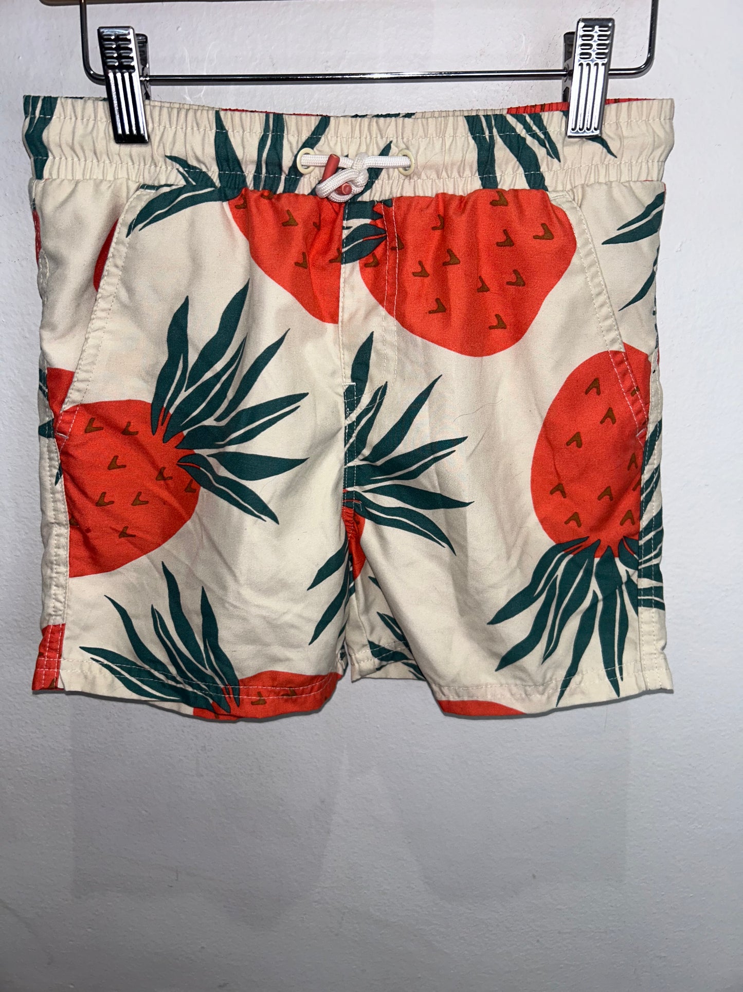 Pineapple board shorts 8-10y