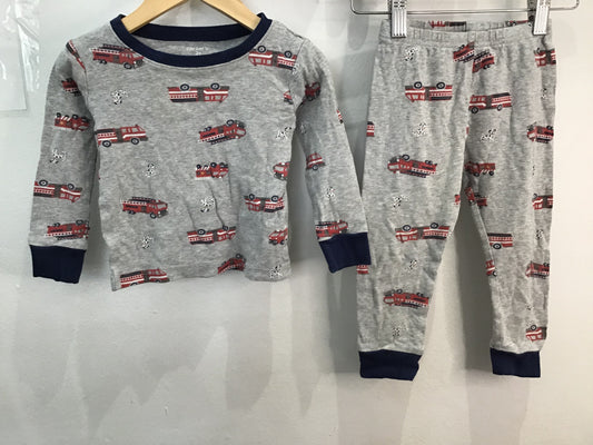Firetruck pyjamas 2y*