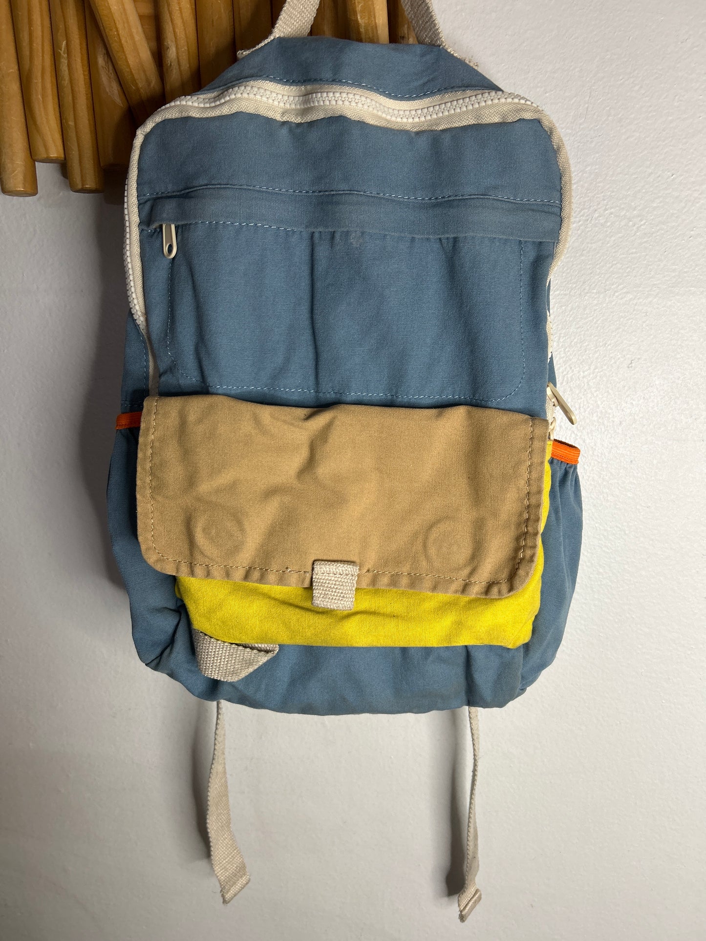 Light blue backpack