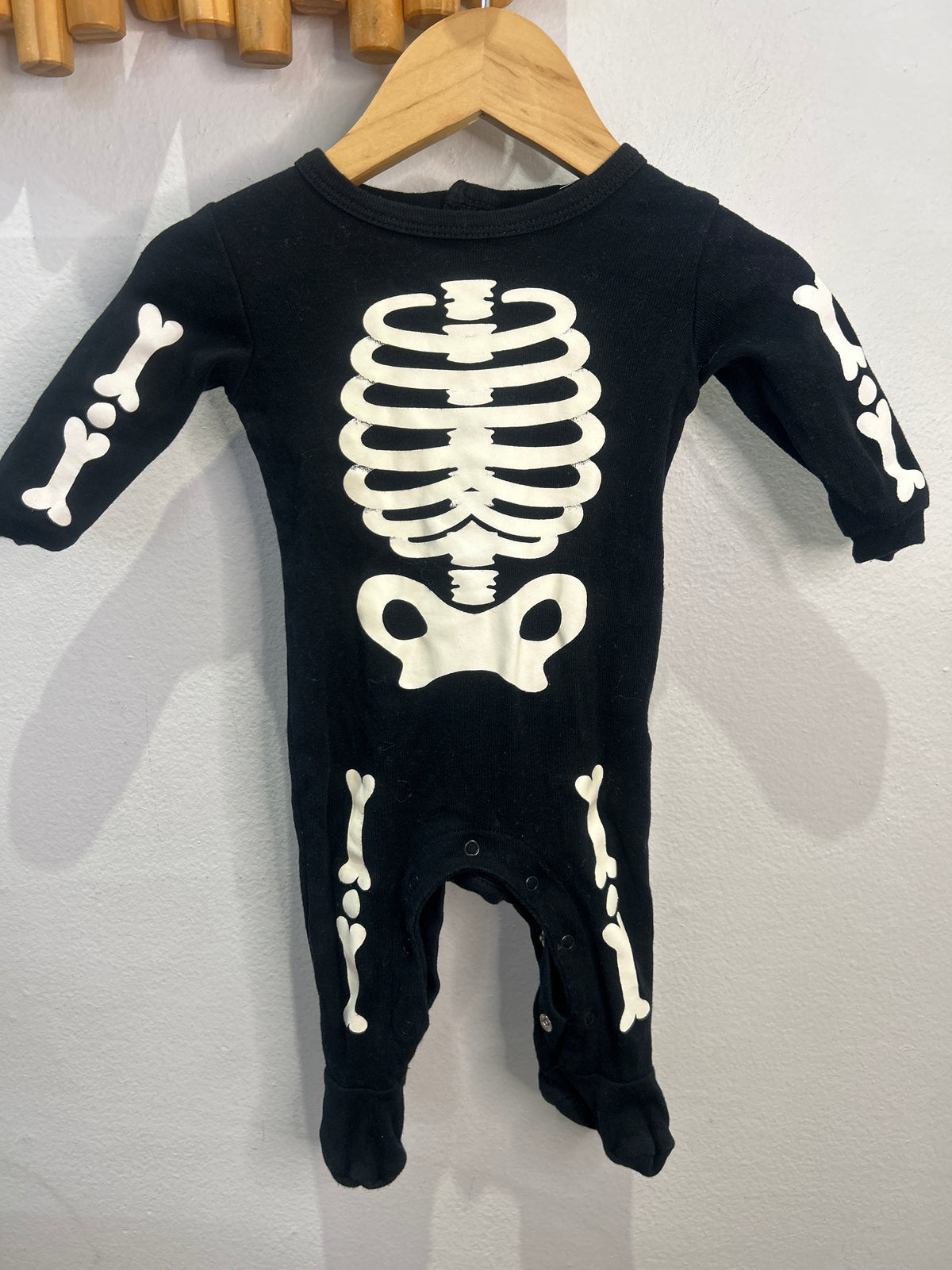 Petit Lem skeleton romper 3m