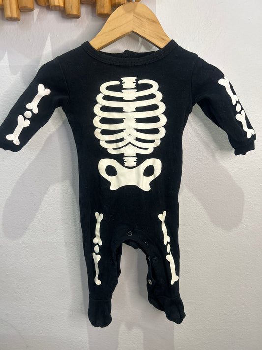 Petit Lem skeleton romper 3m