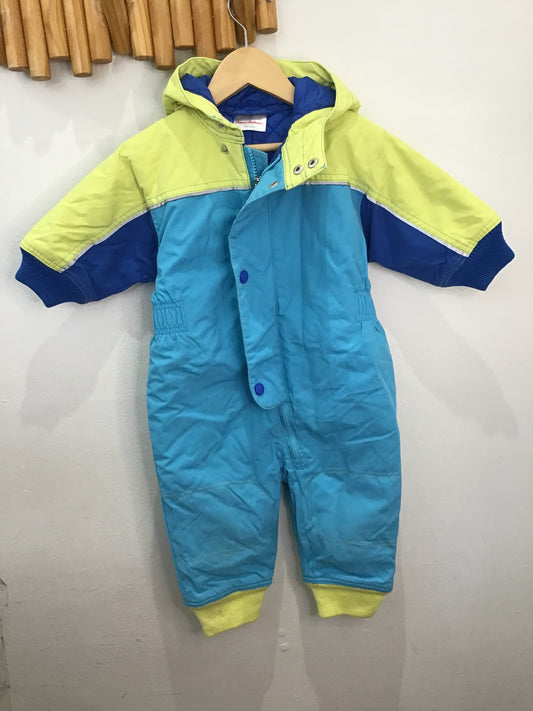 Hannah Andersson blue snowsuit 70cm (6-12m)