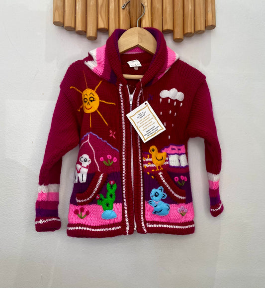 Peruvian sweater 3-4y NEW