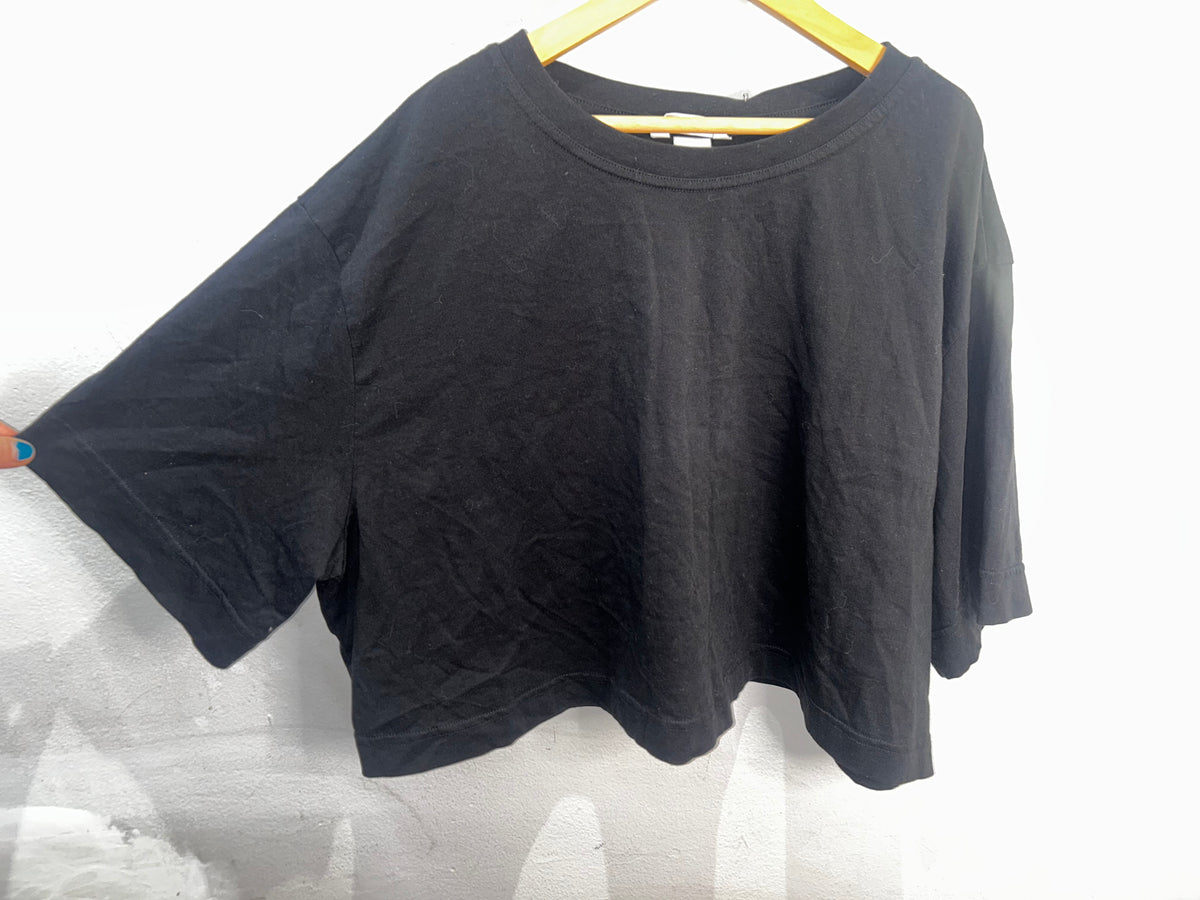 Black maternity skirt and tshirt set- adult XL