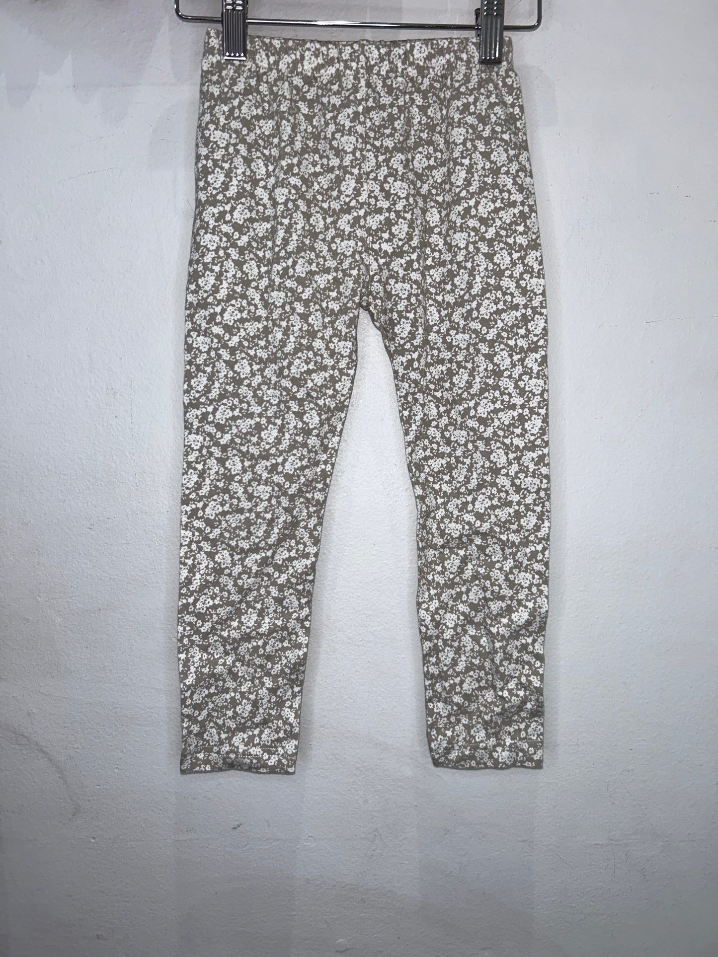 Jamie Kay grey floral leggings 5y