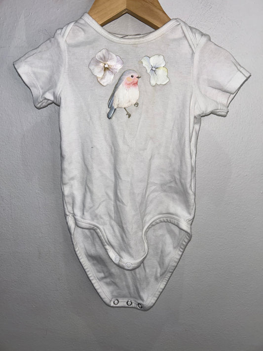 Bird onesie 6-9m