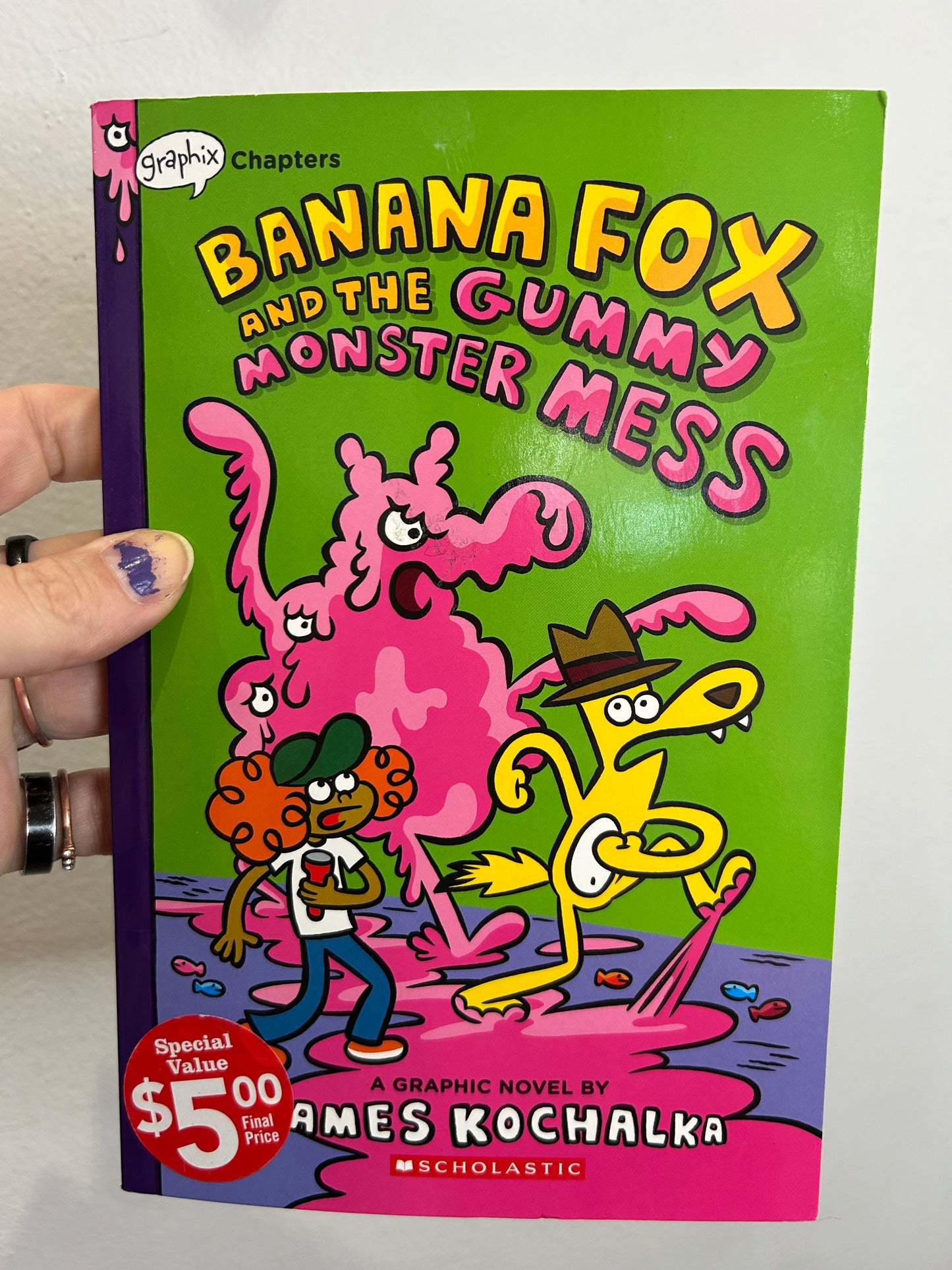 Banana Fox and the gummy monster mess