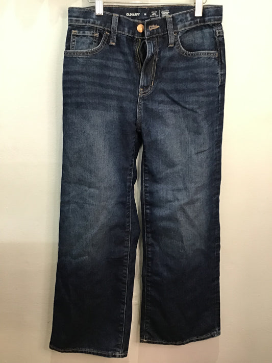 Pants high rise wide legged jeans 12y