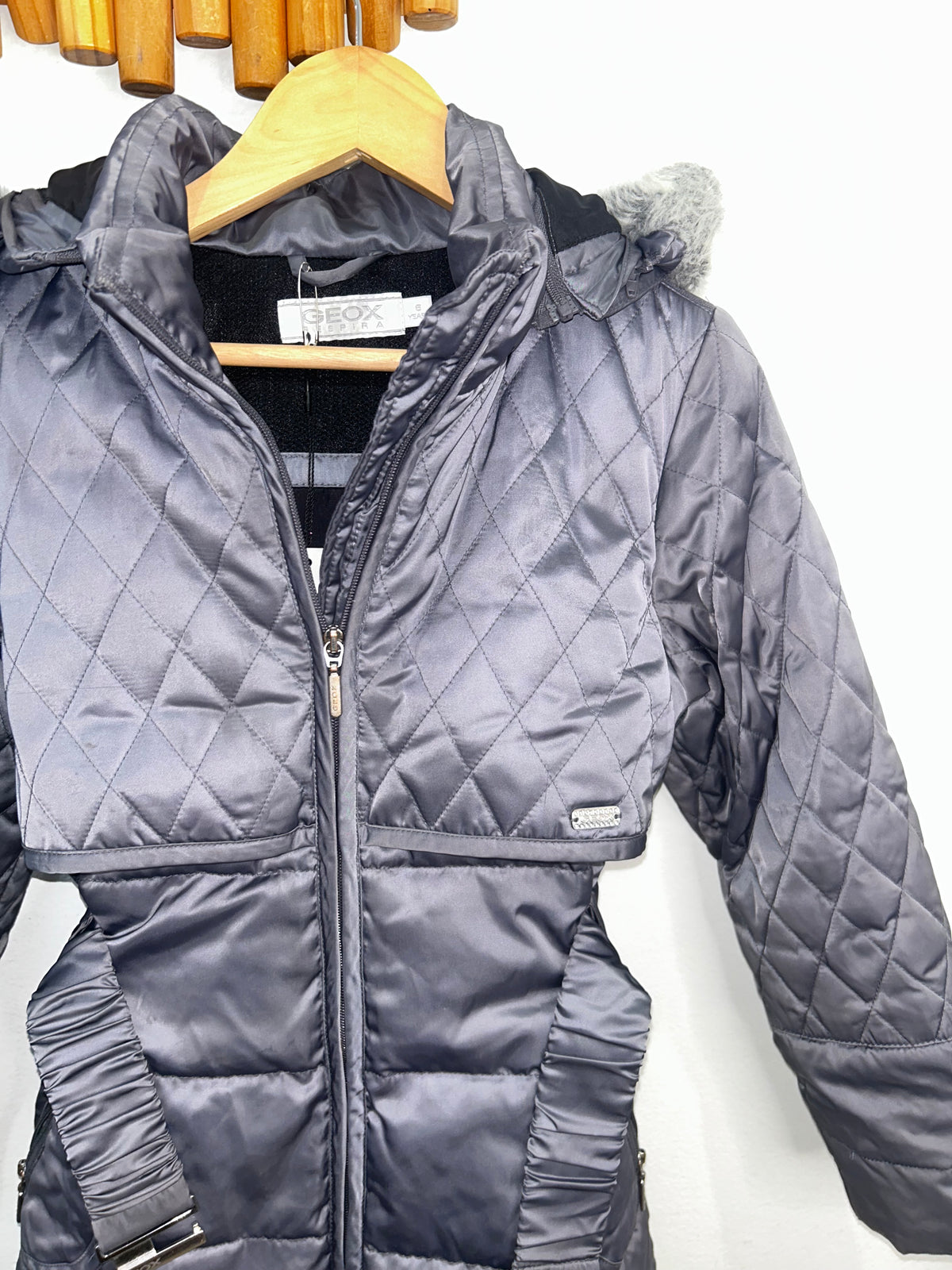 Geox silver jacket 6y